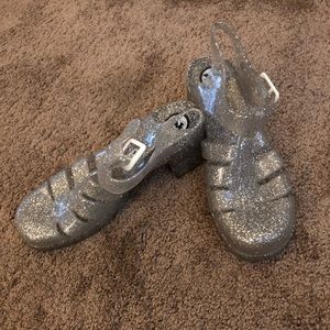 Juju silver sparkle jellies